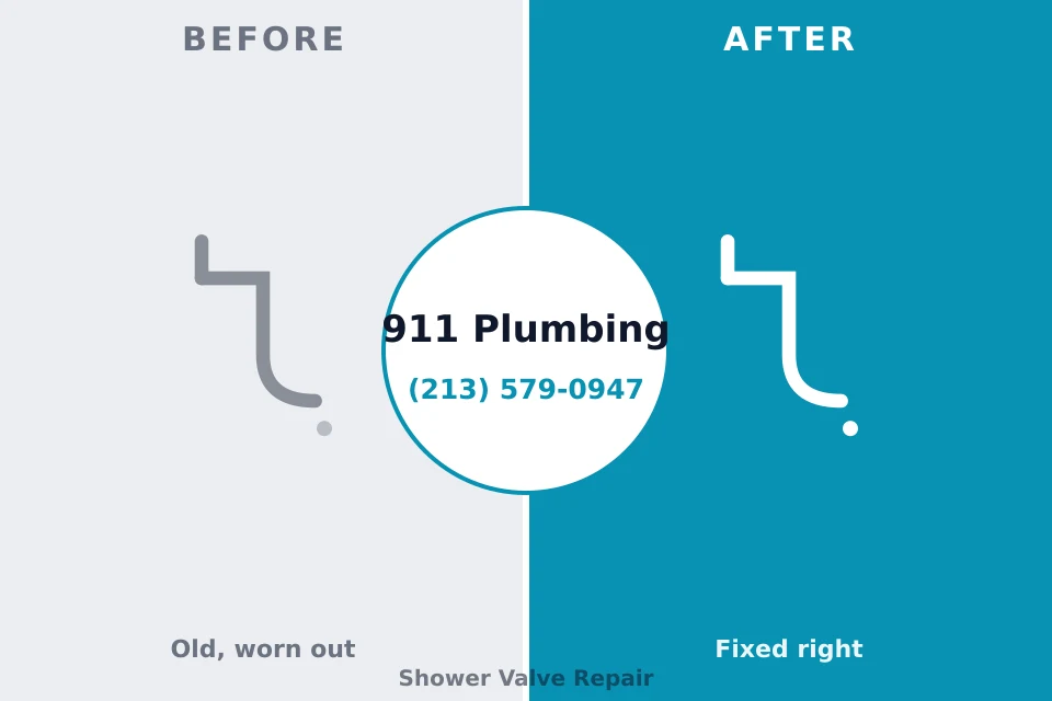 Before and after: plumbing company West Reading, PA